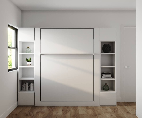 Nova Queen Wall Bed with Storage Sofa 1