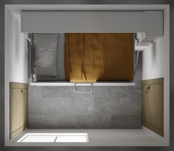 Pensiero Twin Wall Bunk Bed 4