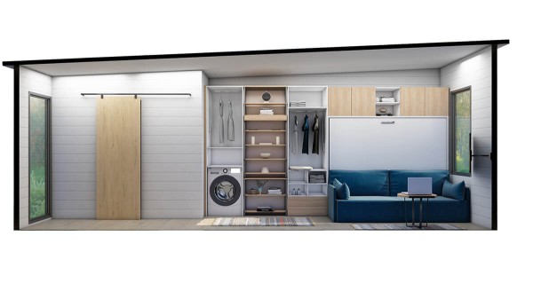 Royal Horizontal Queen Wall Bed 12