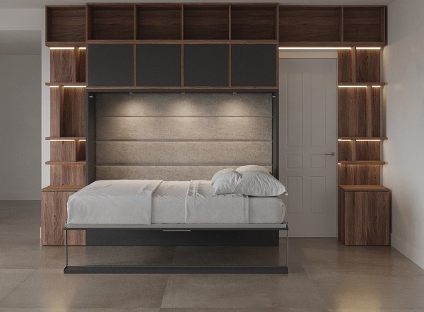 Royal Horizontal Queen Wall Bed 90