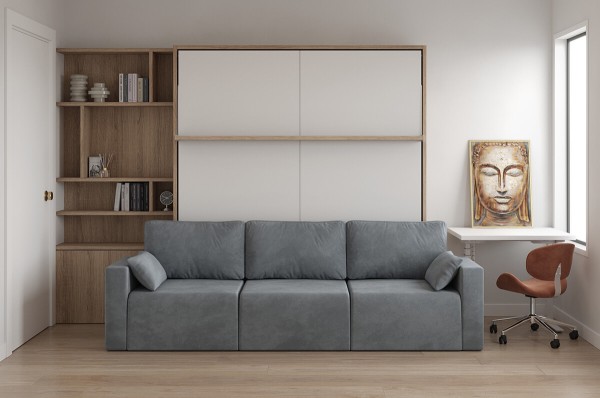 Royal King Murphy Bed 10