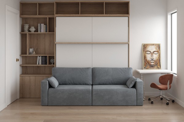 Royal King Murphy Bed 12