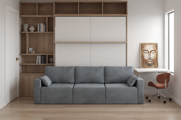 Royal King Murphy Bed 14