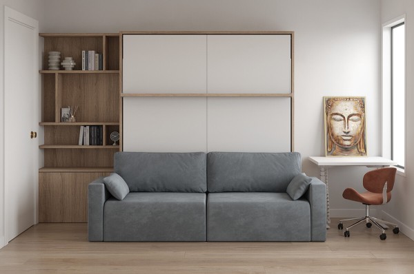 Royal King Murphy Bed 8