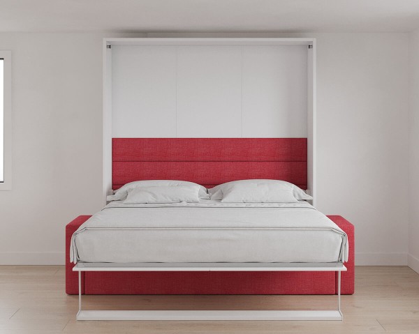 Royal King Murphy Bed with Sectional Sofa 9