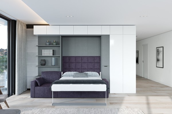 Royal Queen Wall Bed 105