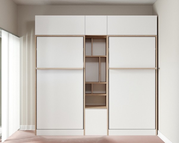 Royal Queen Wall Bed 116