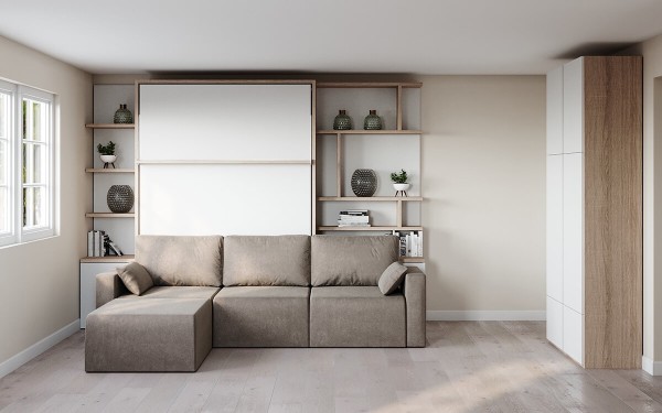 Royal Queen Wall Bed 186