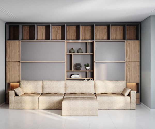 Royal Queen Wall Bed 210