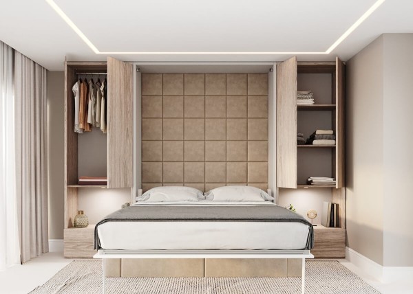 Royal Queen Wall Bed 264