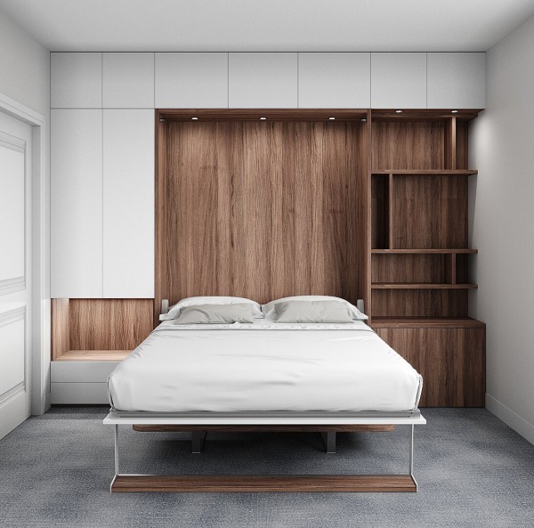 Royal Queen Wall Bed 342