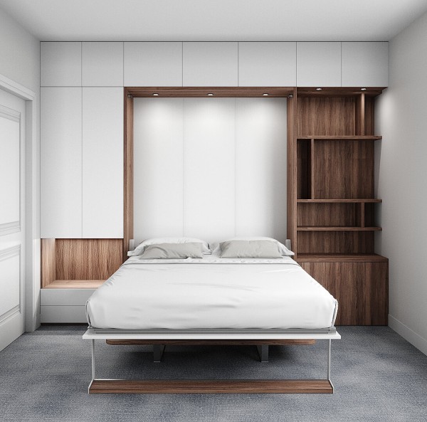 Royal Queen Wall Bed 343