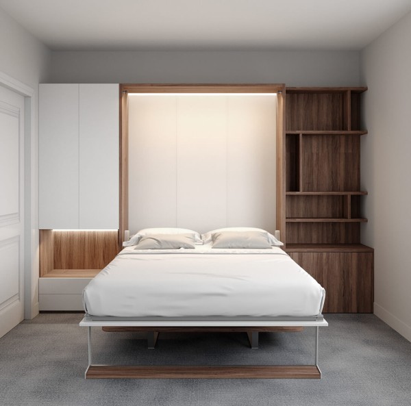 Royal Queen Wall Bed 346