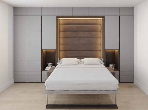 Royal Queen Wall Bed 355