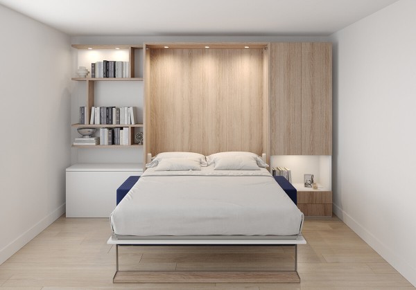 Royal Queen Wall Bed 416