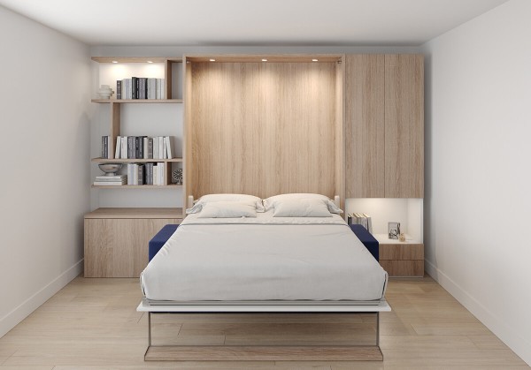 Royal Queen Wall Bed 418