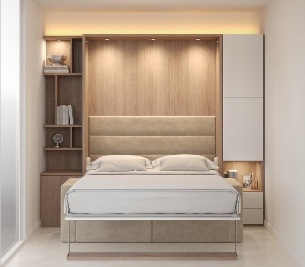 Royal Queen Wall Bed 476