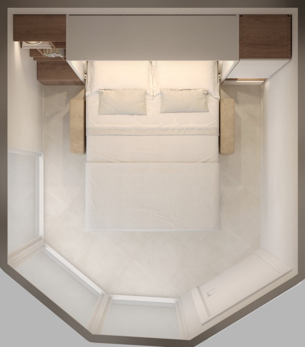 Royal Queen Wall Bed 482