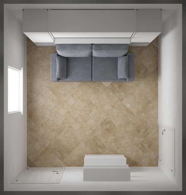 Royal Queen Wall Bed 581