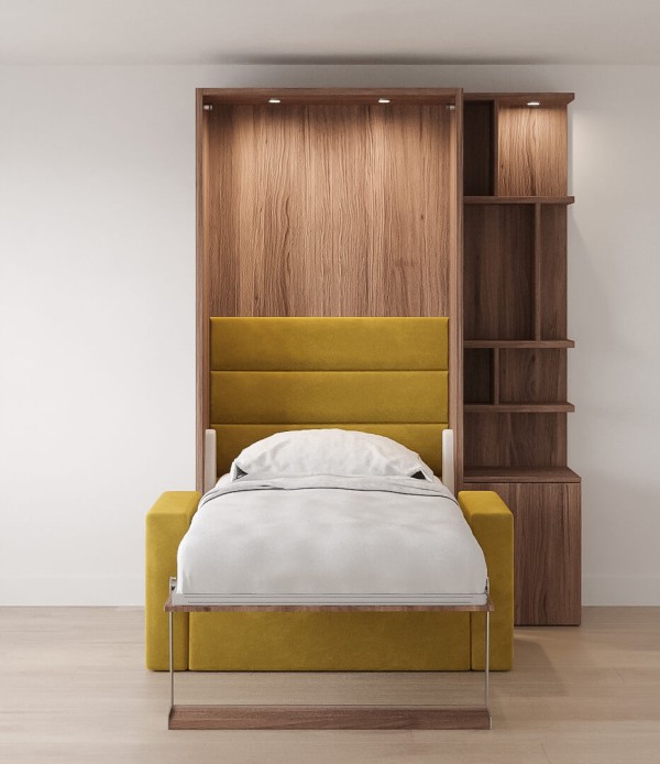 Royal Twin Twin XL Wall Bed with Sofa 2