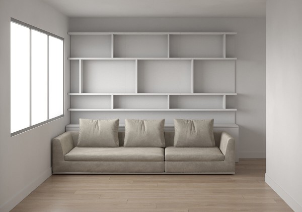 Sofa and Bookcase Set 2