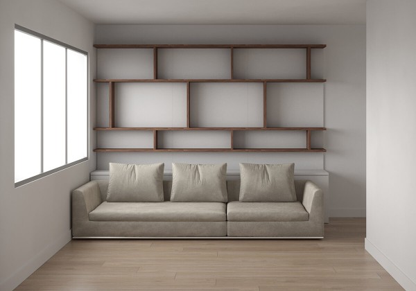 Sofa and Bookcase Set 3