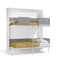 Pensiero Twin Wall Bunk Bed