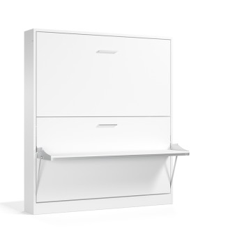 Pensiero Twin Wall Bunk Bed with Desk