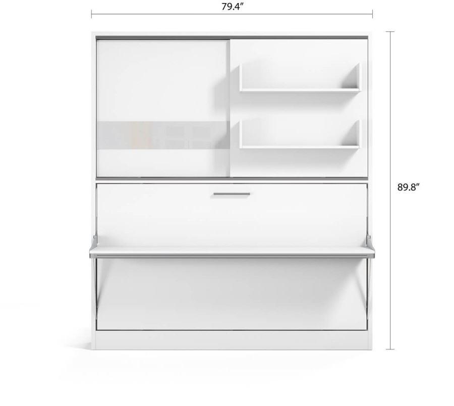 Parete Letto - Twin Wall Bed System with Desk