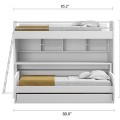 NEW Bel Mondo Twin Over Twin/Twin XL Bunk Bed Set - thumb - view 2