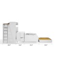 NEW Bel Mondo Twin Over Twin/Twin XL Bunk Bed Set - thumb - 3