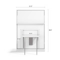Royal Full / Full XL Wall Bed with Folding Table - thumb - 4