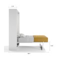 Royal Full / Full XL Wall Bed with Folding Table - thumb - 5