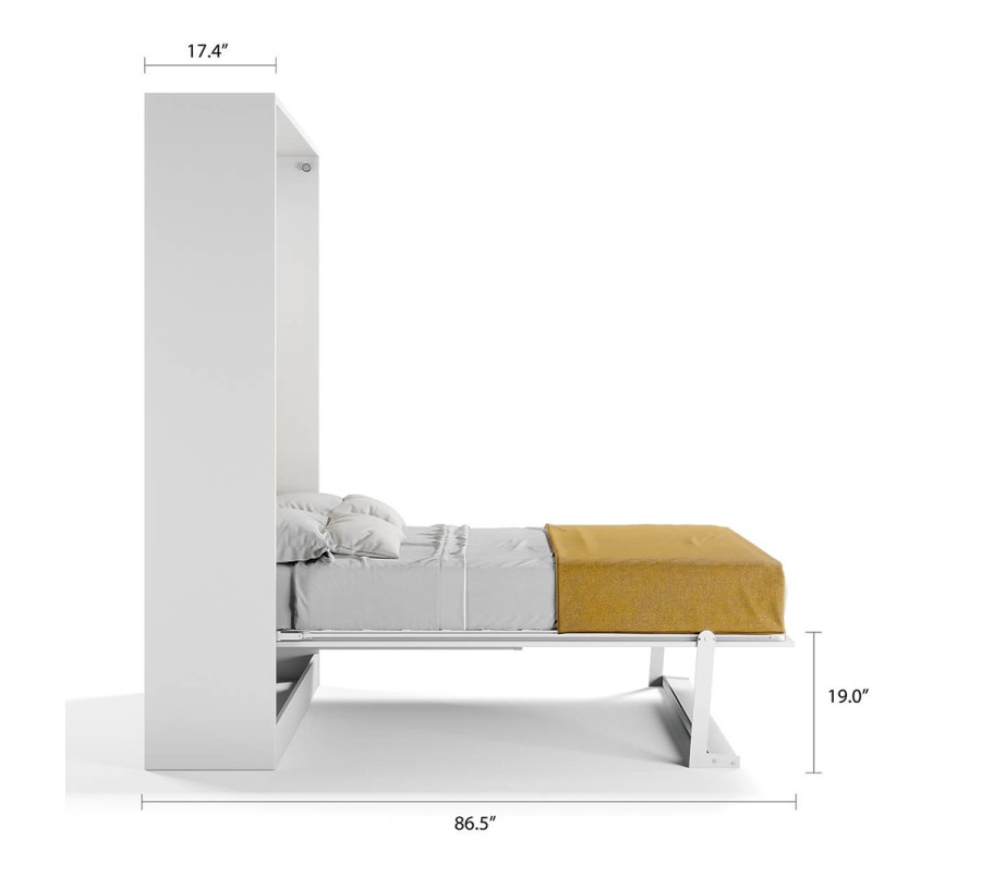 Royal Full / Full XL Wall Bed with Folding Table - 5
