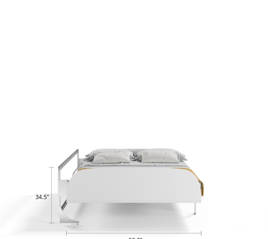 Simple Full/Full XL Murphy Wall Bed