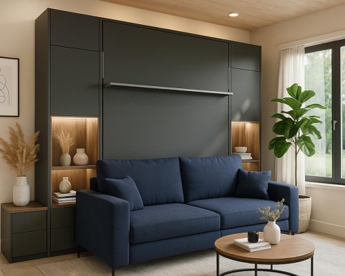 Ft. Lauderdale-styled bedroom with the Royal King Murphy Bed.