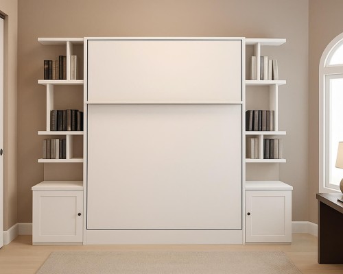 Fort Lauderdale-inspired detail shot of the Royal Queen Murphy bed.