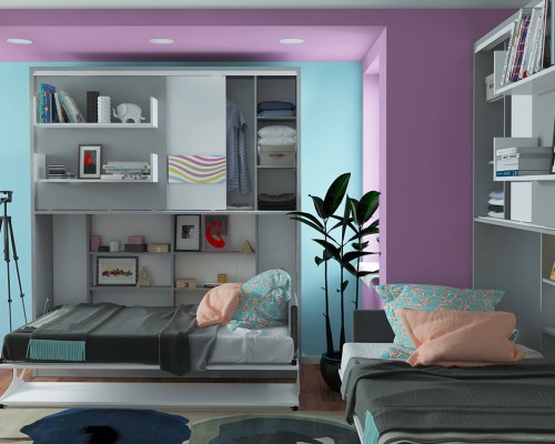 Parete Letto - Twin Wall Bed System