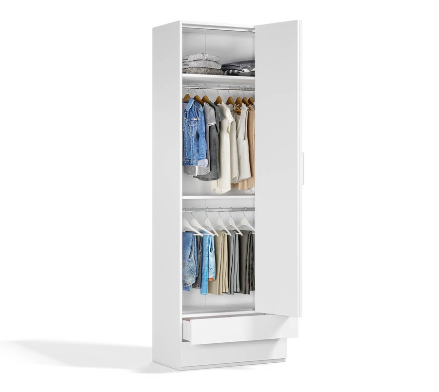 Double Wardrobe Bi-Fold Door