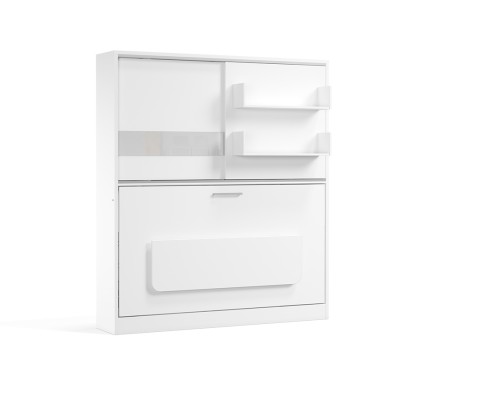 Parete Letto - Twin Wall Bed System with Optional Foldable Table (Horizontal)