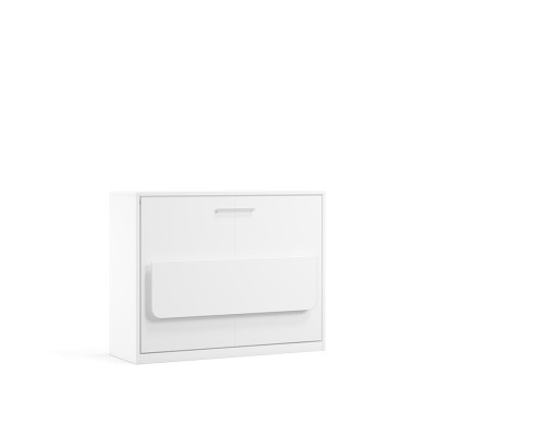 Double Fold Queen Murphy Wall Bed with Optional Foldable Table (Horizontal)