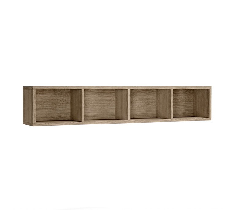 Open Horizontal Queen Bookshelf
