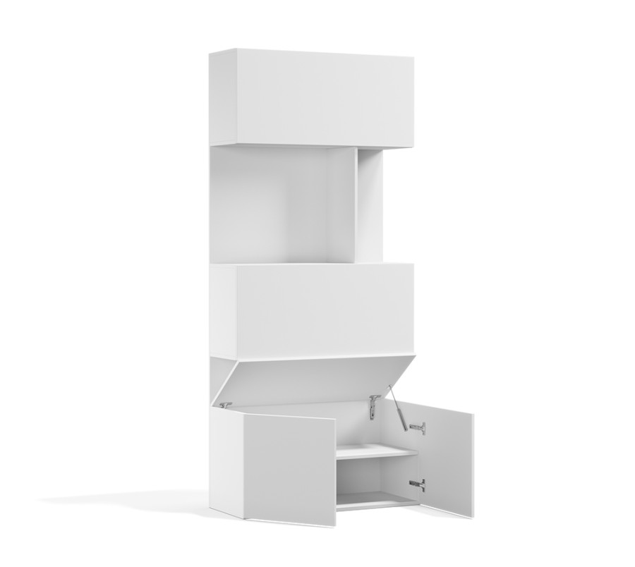 Royal Bookcase with Hidden Desk