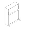 Royal collection Free Standing Wall Bed Support Kit