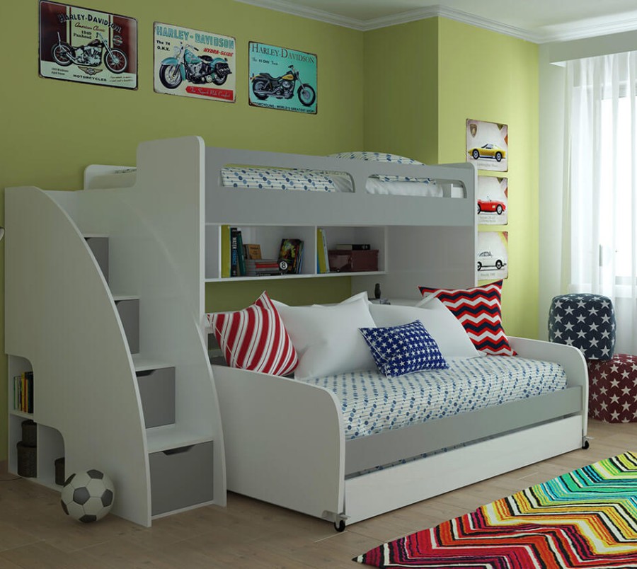 Twin XL Mattress Cover and 2 PC Cushion Set