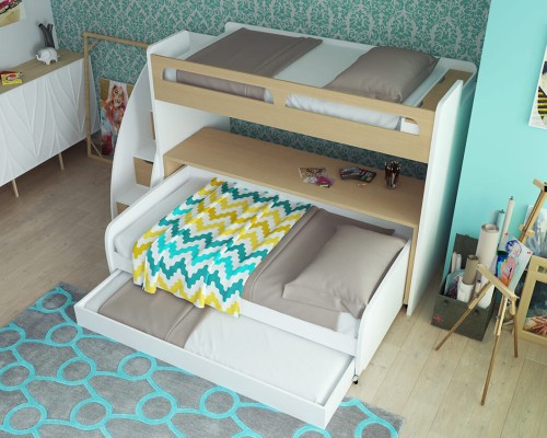 Twin XL Sofa Bed with Trundle