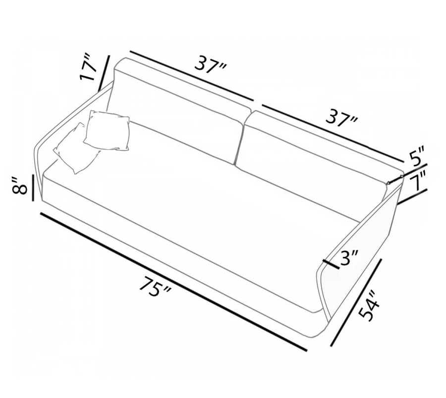 Full Mattress Cover 2 Cushions and 2 PC Side Pillows Set
