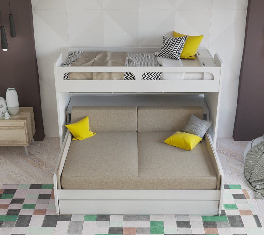 Full Mattress Cover 2 Cushions and 2 PC Side Pillows Set