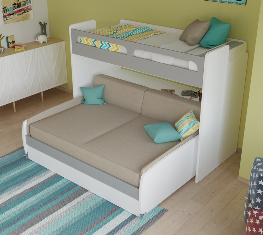 Full Mattress Cover 2 Cushions and 2 PC Side Pillows Set