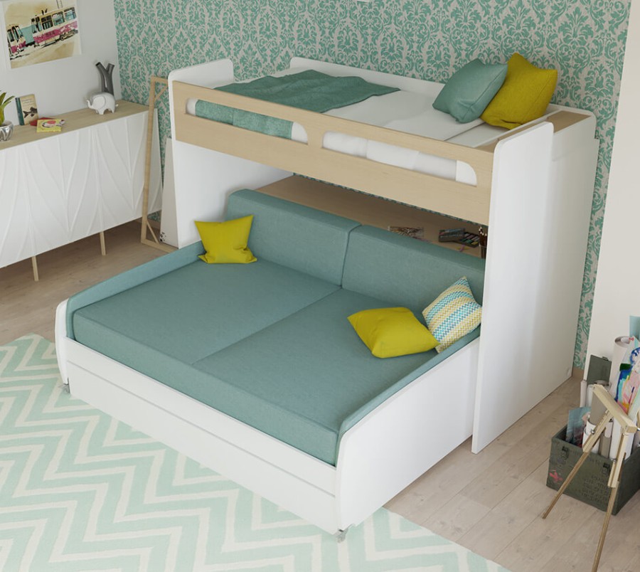 Full Mattress Cover 2 Cushions and 2 PC Side Pillows Set